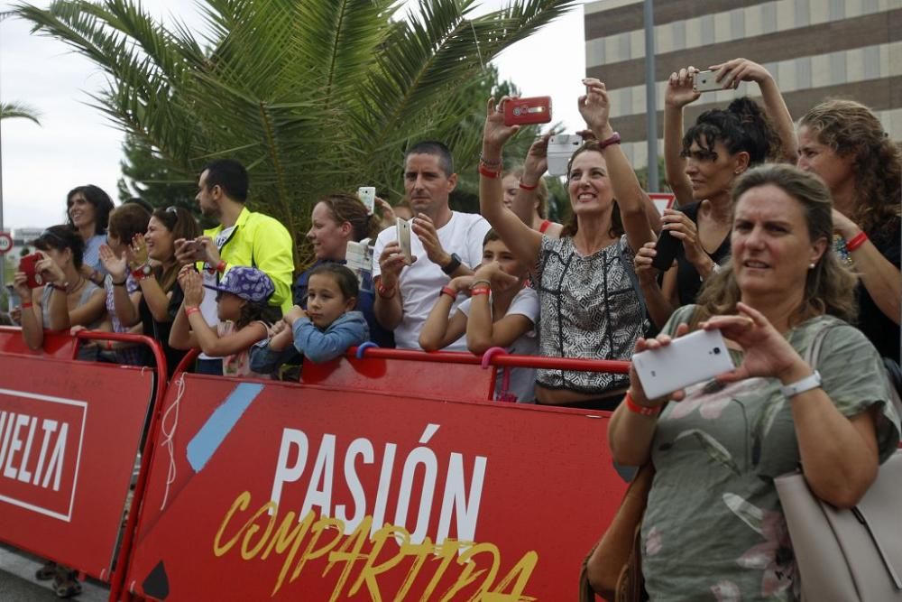 La Vuelta a España a su llegada a Alhama de Murcia