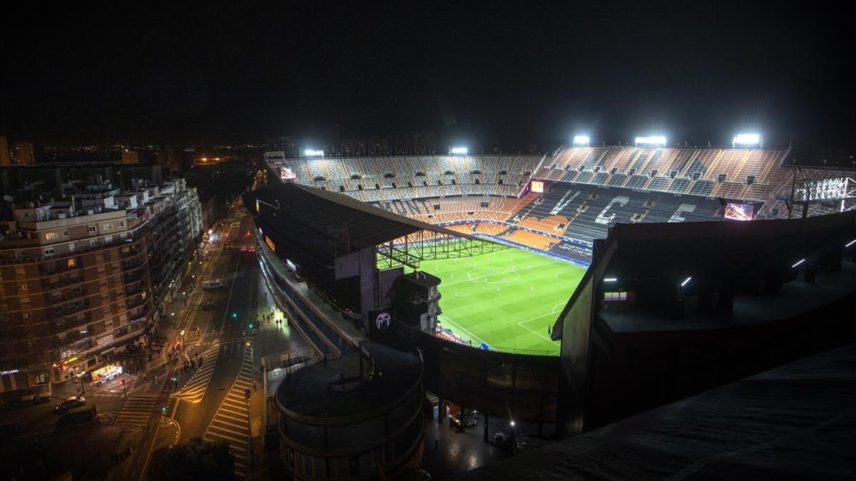 El Valencia-Atalanta, disputado a puerta cerrada el 10 de marzo en Mestalla, antes de que se suspendiera la Champions