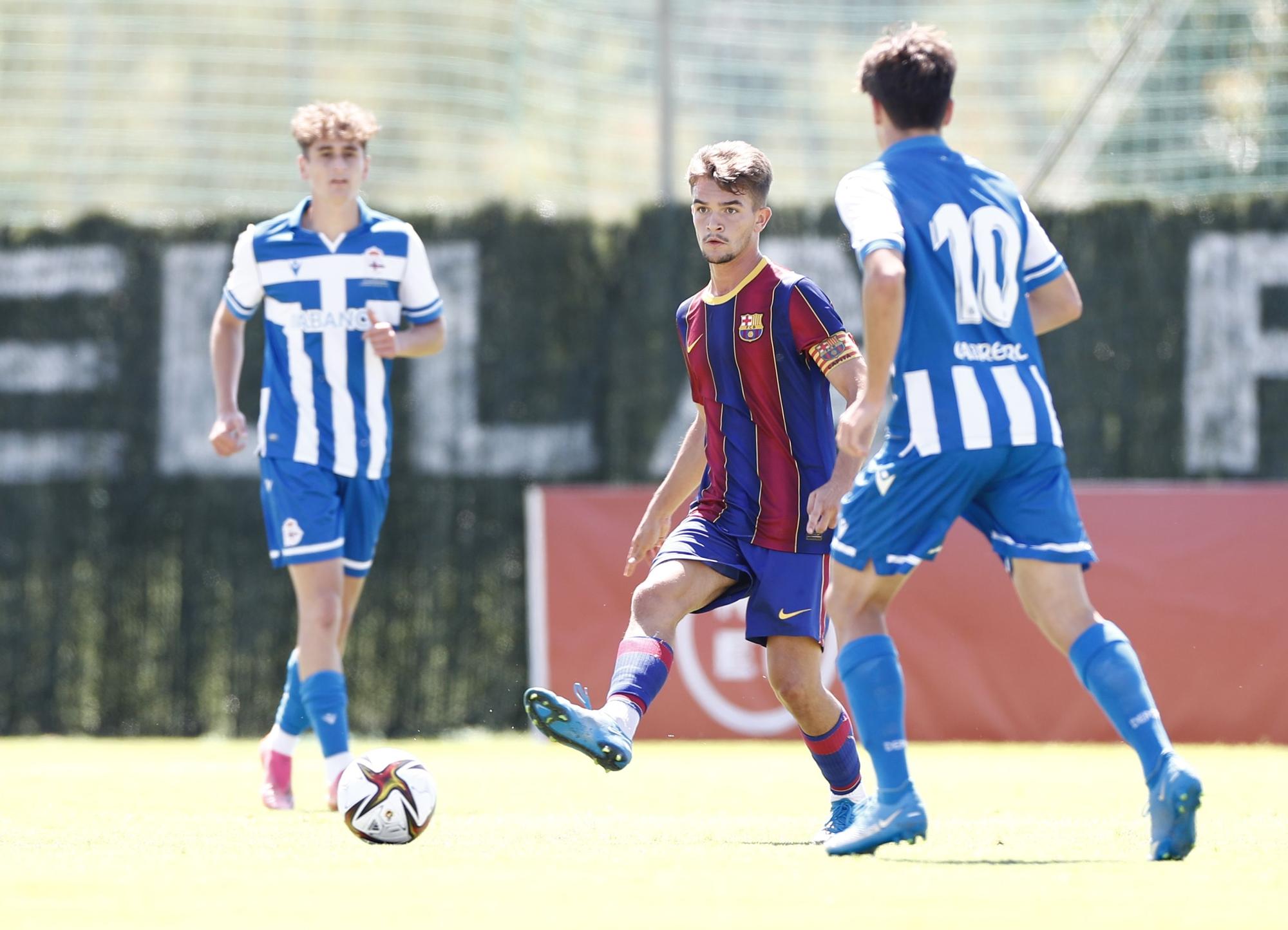 El Dépor le gana al Barcelona la final de la Copa de Campeones y es el mejor juvenil de España