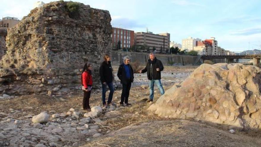 Visita al cauce del Palància después de concluirse la limpieza.