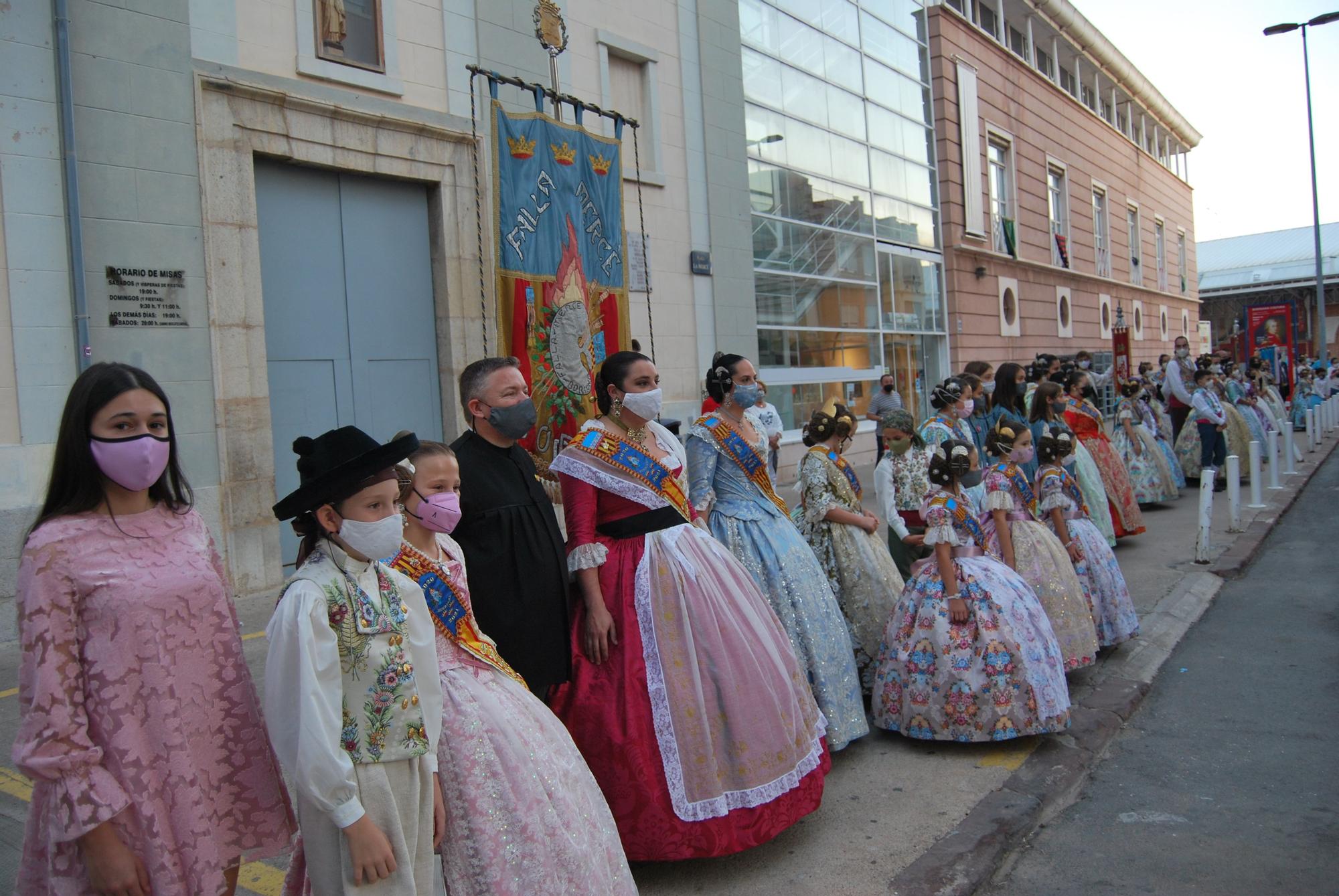 Acto de inauguración de las fiestas josefinas que se celebran del 8 al 12 de octubre en Burriana