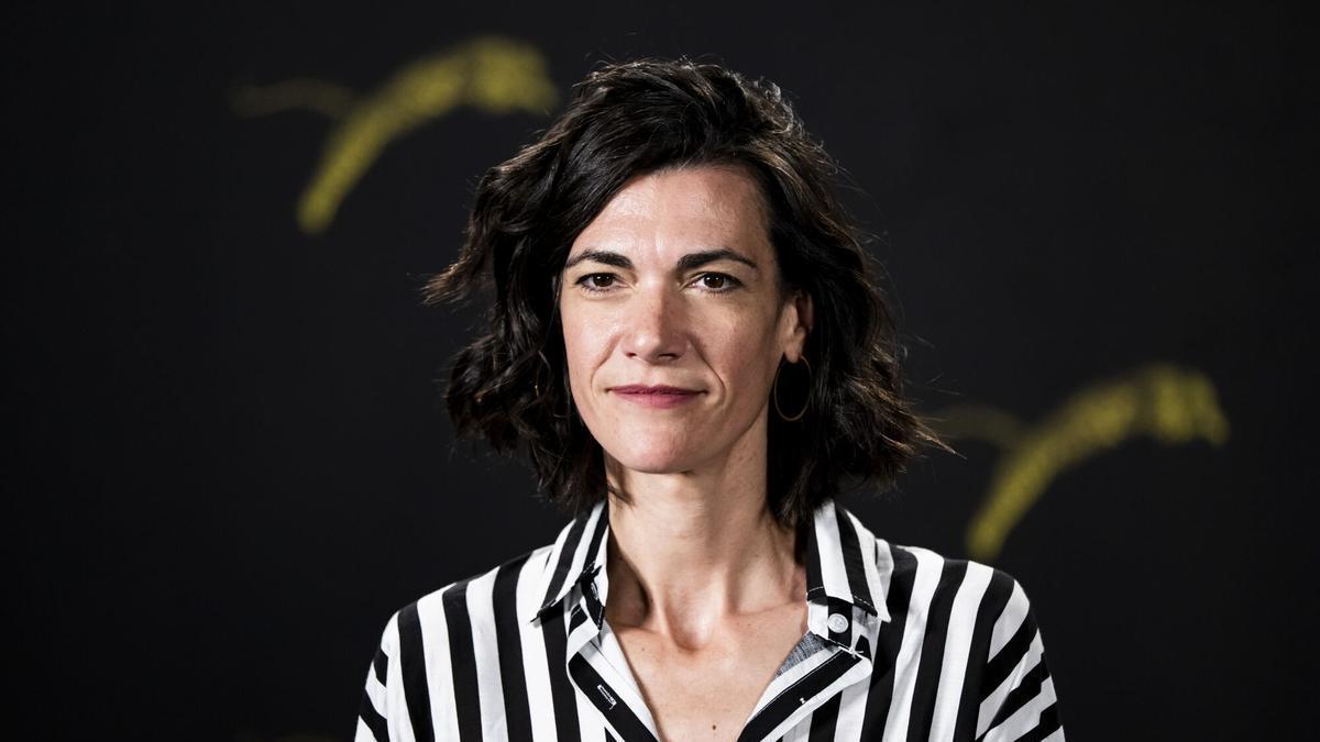 La directora catalana Meritxell Colell Aparicio, en la presentación de 'Lejos de los arboles' en la 79 edición del Festival de  Locarno este 13 de agosto.
