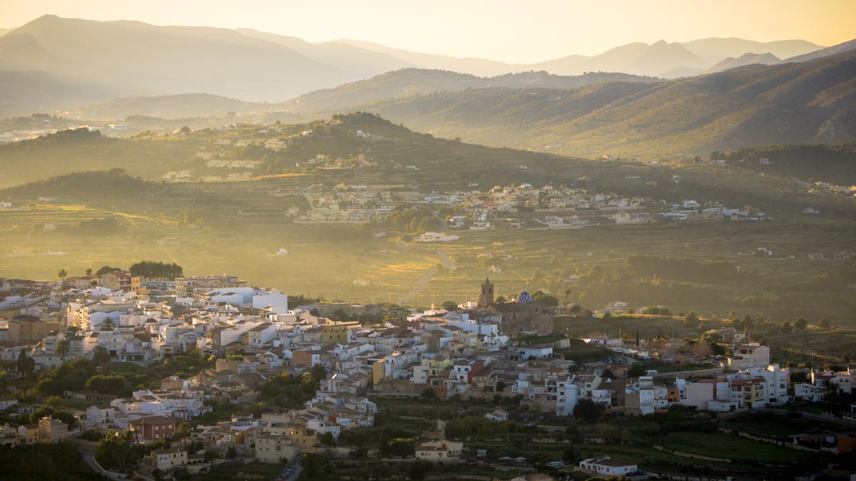 Imagen del perfil urbano del Poble Nou de Benitatxell