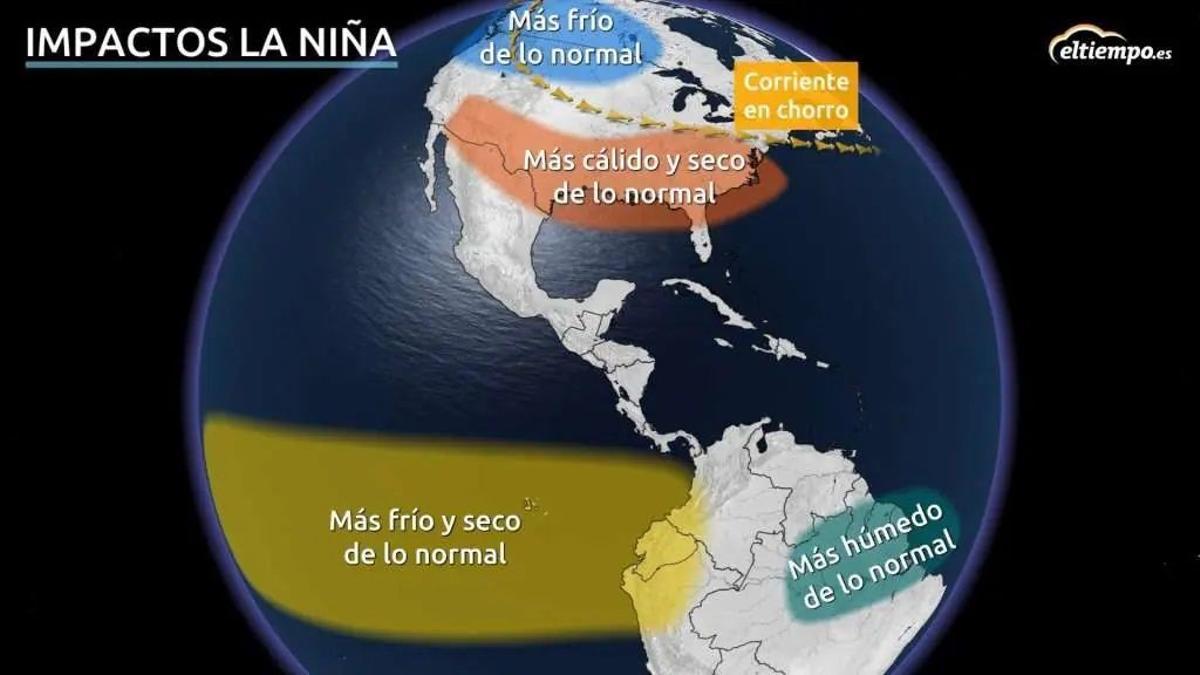 L’Organització Meteorològica Mundial preveu el primer episodi triple de la Niña del segle XXI