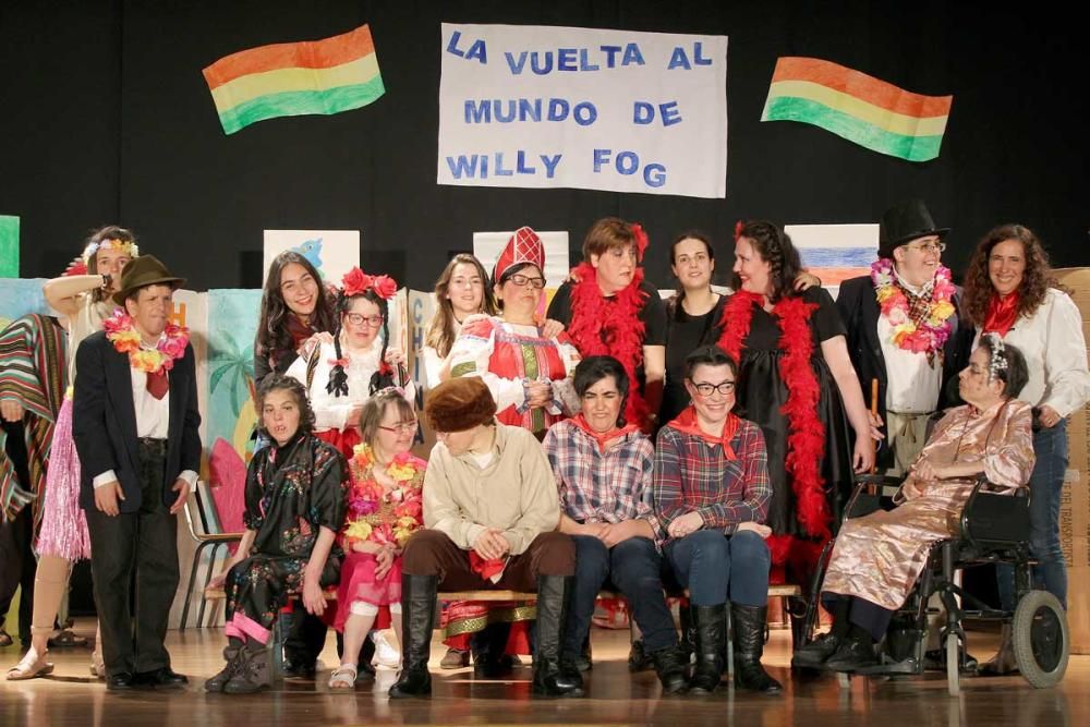 'La vuelta al mundo de Willy Fog' Grupo Centro de día de la Fundación ADCOR (senior)