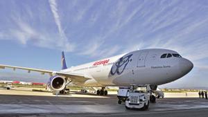 Un Airbus de Air Europa, compañía del grupo Globalia.