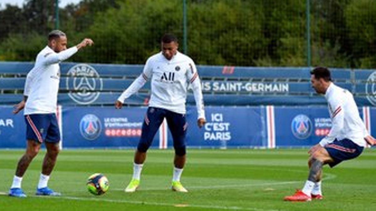 Neymar, Mbappé y Messi