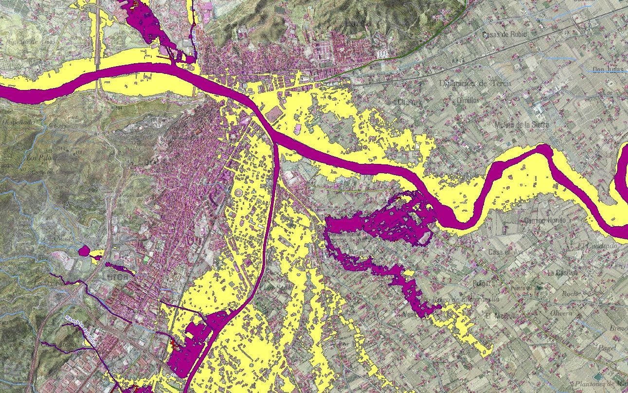 Zonas inundables de Lorca