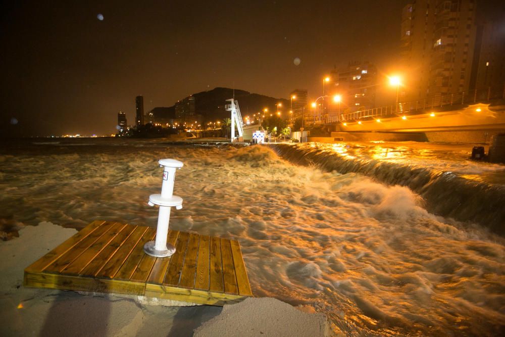 El temporal inunda Alicante