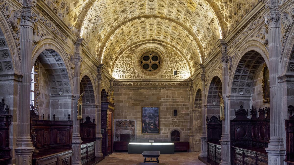 Interior de la Sacristía de las Cabezas, en Sigüenza