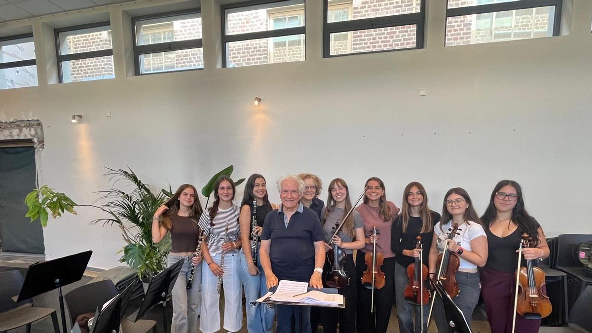 Ocho alumnos del Conservatorio de Inca participan en una orquesta juvenil europea en Bélgica