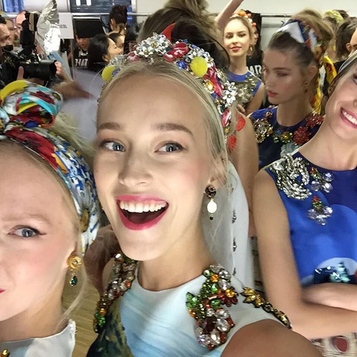 MFW: el 'Selfie' más colorido en Dolce &amp; Gabbana