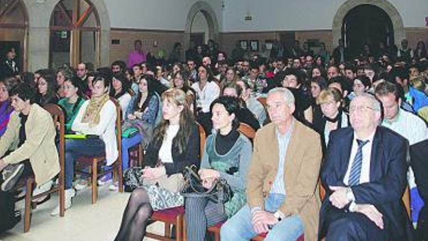 Asistentes al inicio de curso en la Escuela de Hostelería.