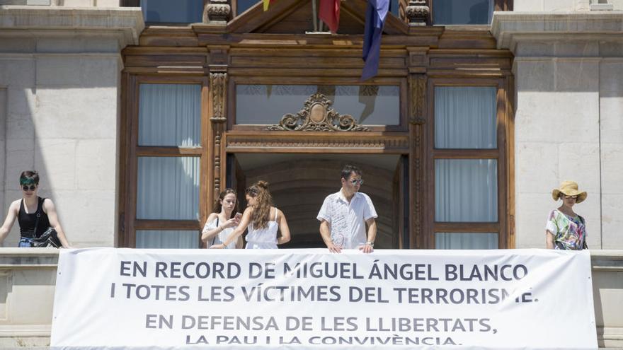 El Ayuntamiento de València recuerda a Miguel A. Blanco