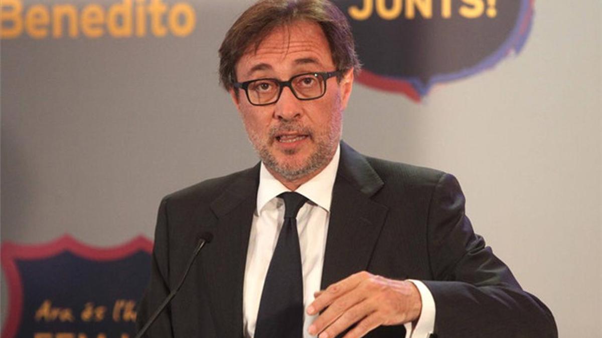 Benedito negó haber pensado en Ancelotti para ocupar el banquillo del Barça