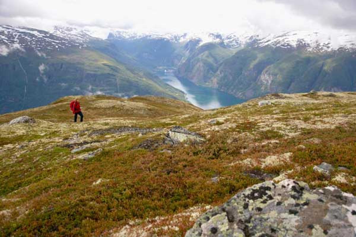 Fiordo Aurlandsfjord en Noruega. Fiordo Aurlandsfjord en Noruega.