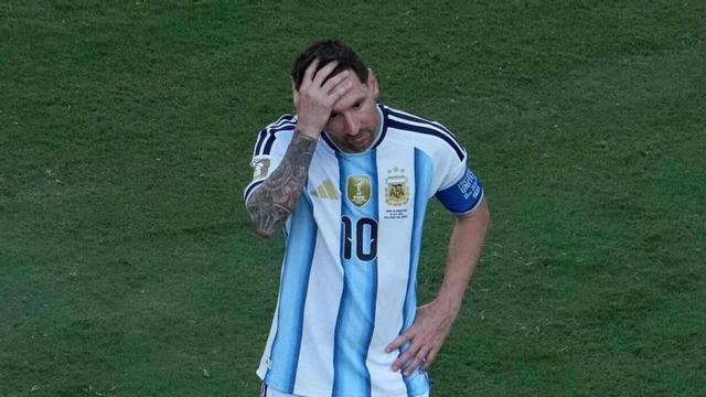 Leo Messi, durante la final del Mundial entre España y Argentina. | EFE
