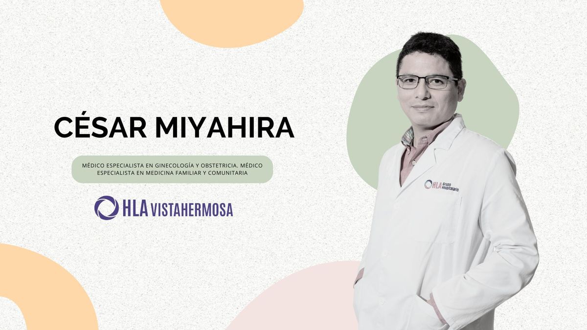 Dr. Miyahira es médico especialista en ginecología y obstetricia, y médico especialista en medicina familiar y comunitaria