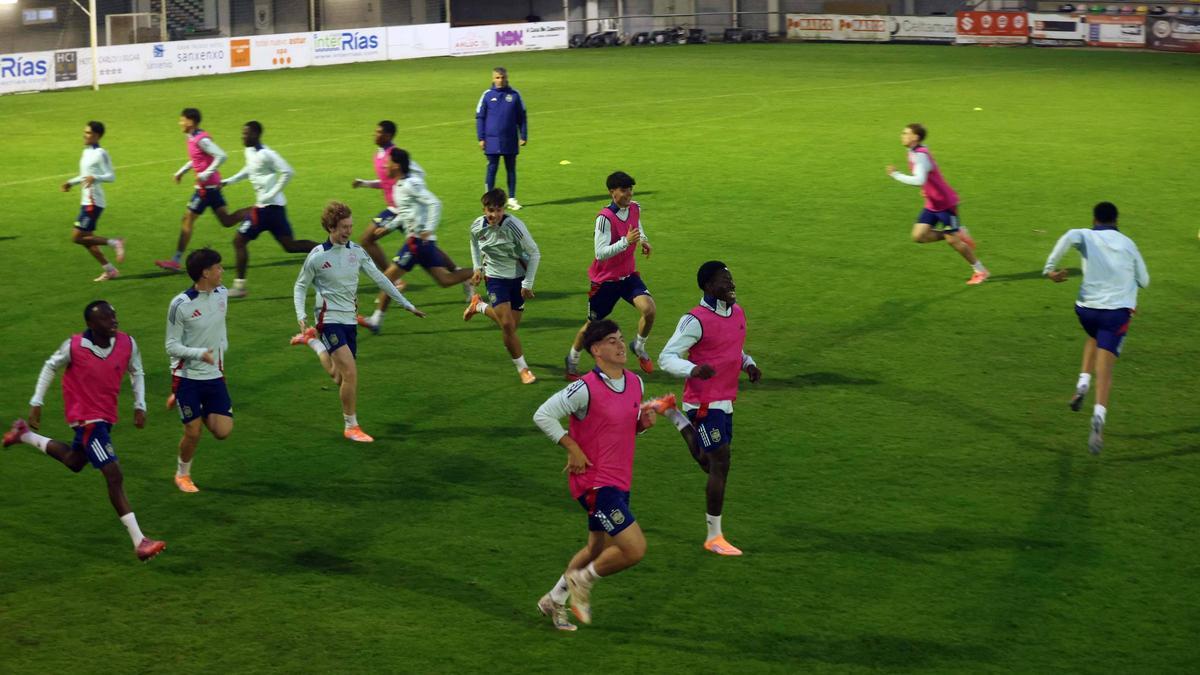 La intensidad fue norma general en el entrenamiento.