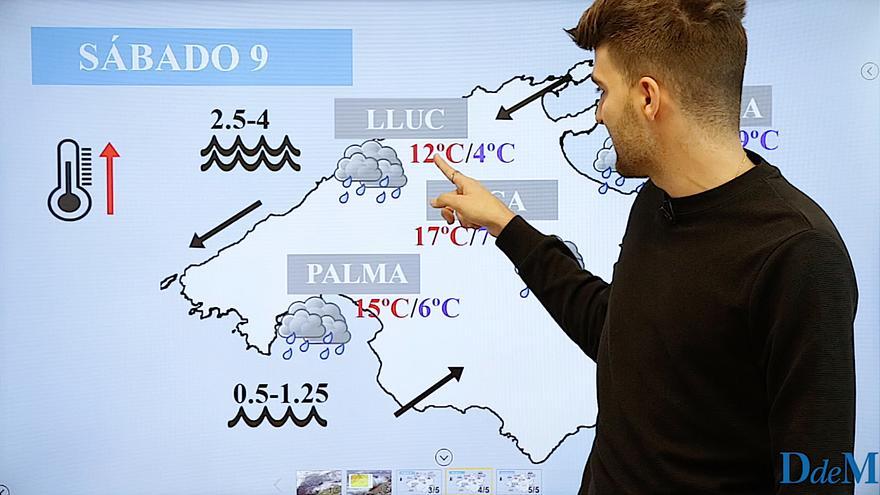 El tiempo del fin de semana en Mallorca: Días pasados por agua