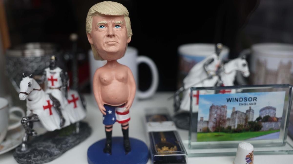 Donald Trump y Melania Trump, en su segunda visita de estado al Reino Unido.