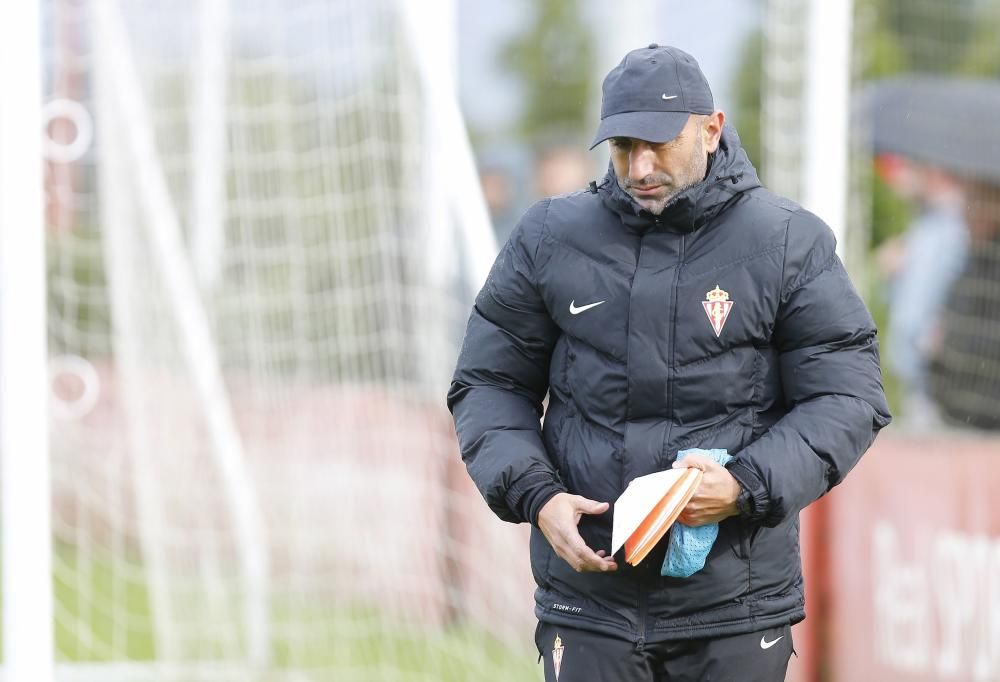 Entrenamiento del Sporting