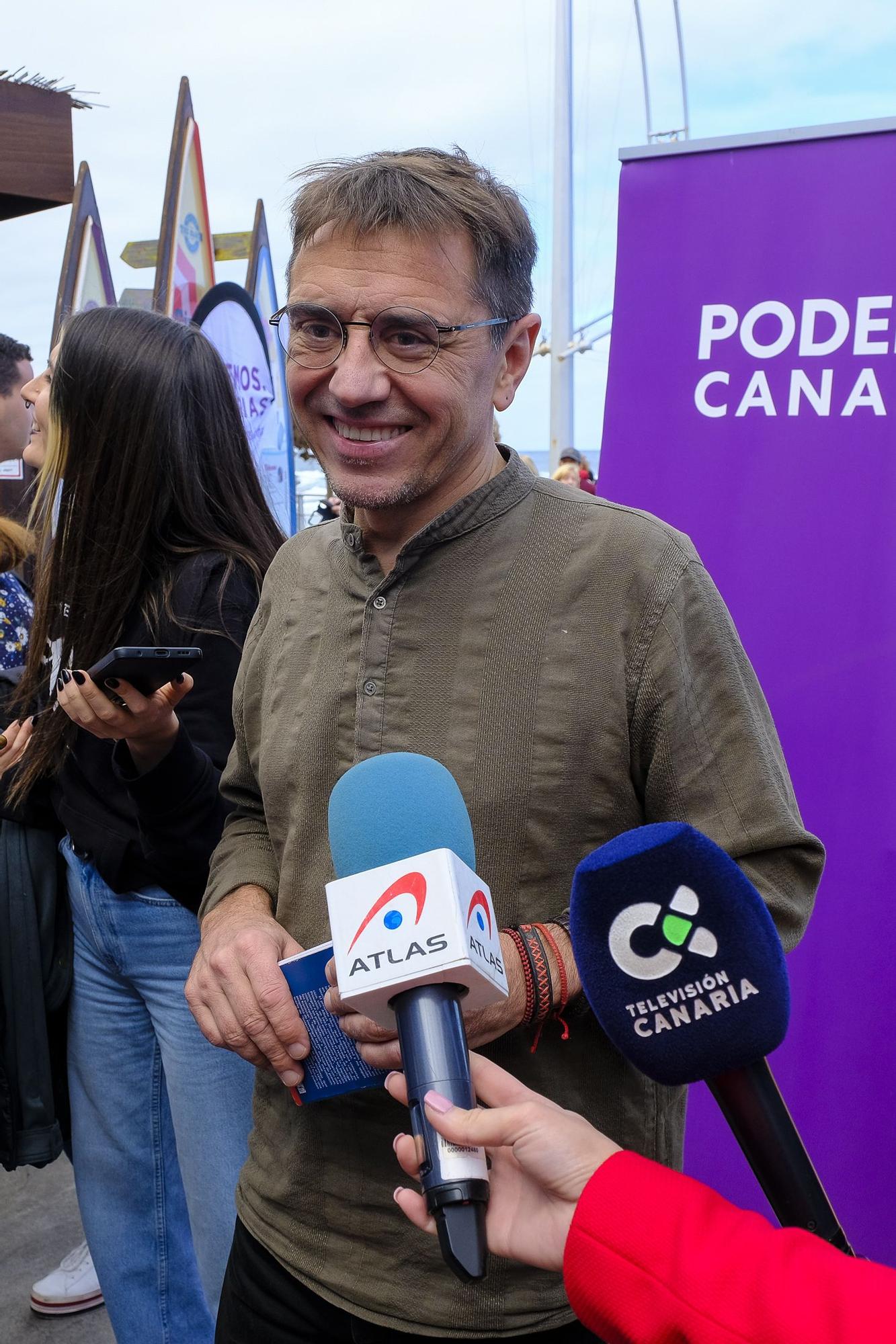 Presentación en Las Palmas de Gran Canaria de las candidaturas de Podemos