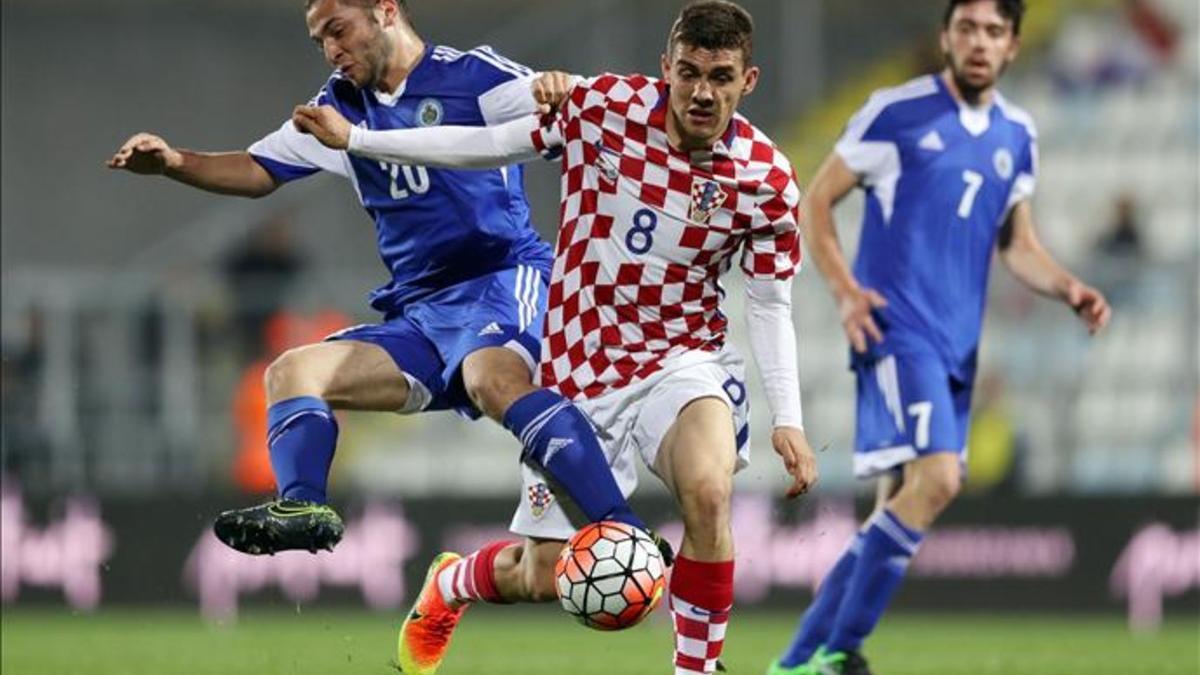 Kovacic disputa la Eurocopa con Croacia