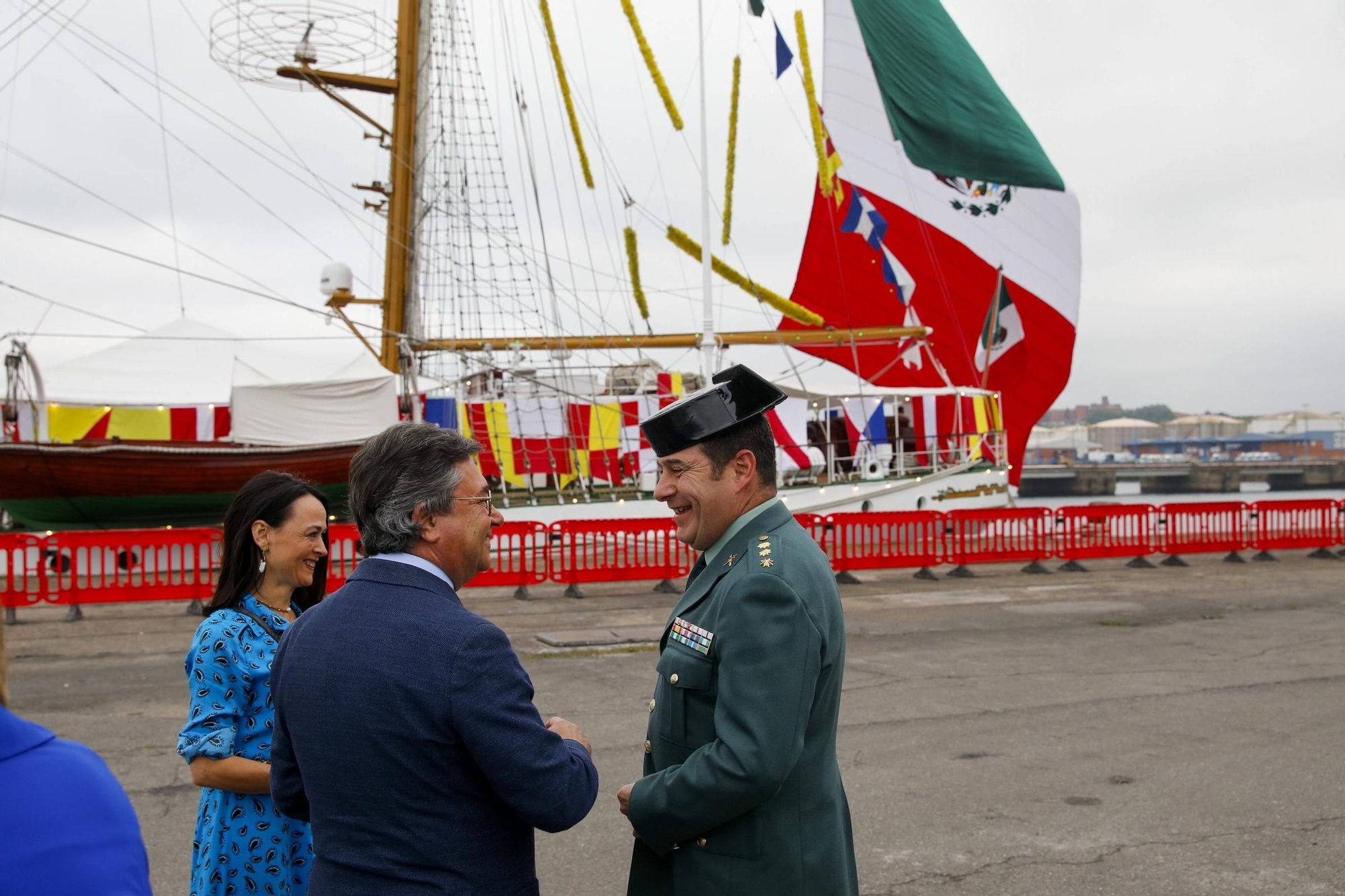 En imágenes: Así es el «Cuauhtémoc», el imponente barco de México que acaba de llegar a Gijón