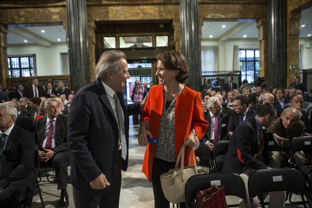 Entrega del premio del Banco Sabadell a la investigación económica a Nagore Iriberri