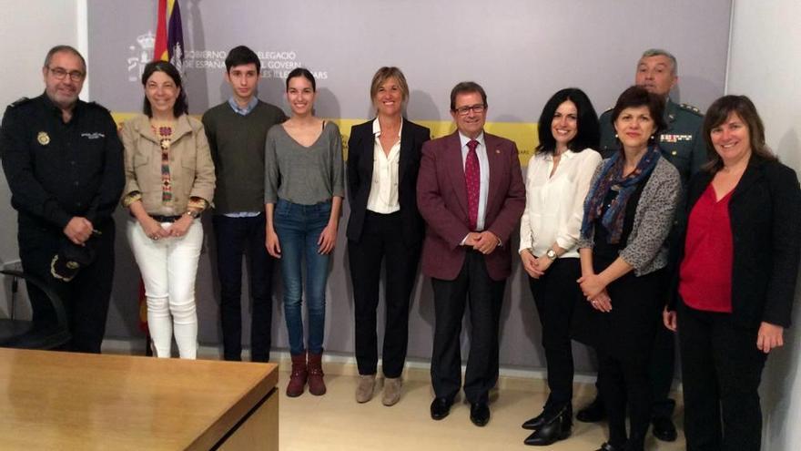 La delegada del Gobierno, en la presentación del convenio.