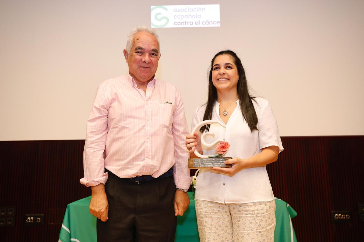 La Asociación Española Contra el Cáncer (AECC) en Córdoba entrega sus segundos premios  María Cañas