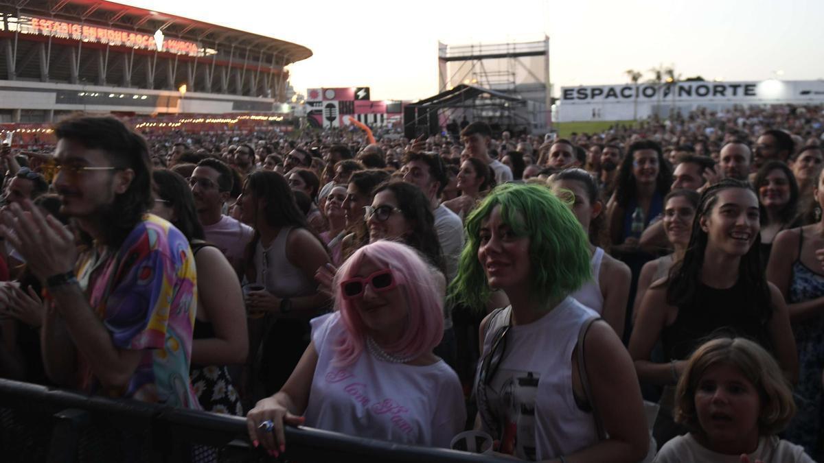 Público durante una actuación en uno de los conciertos celebrados en Espacio Norte.