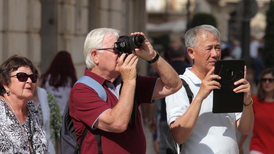 Turistas en Cartagena.