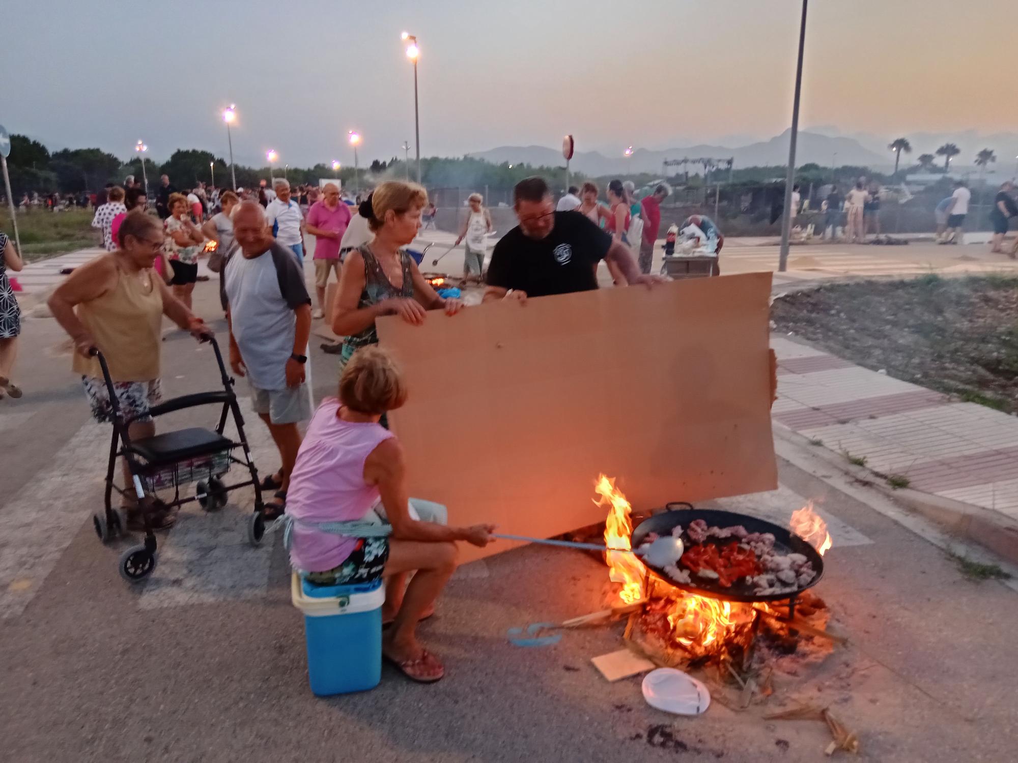 Concurso de Paellas en las fiestas dels Pedregals de Daimús