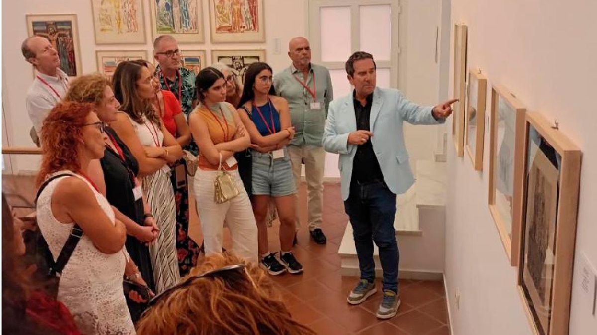 Germán Borrachero en su visita guiada