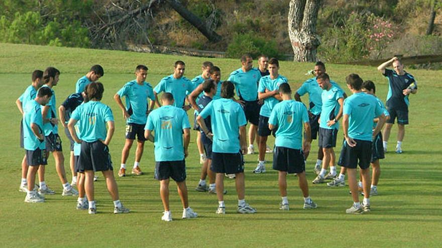 muy duro. Los jugadores sufrieron con el trabajo.