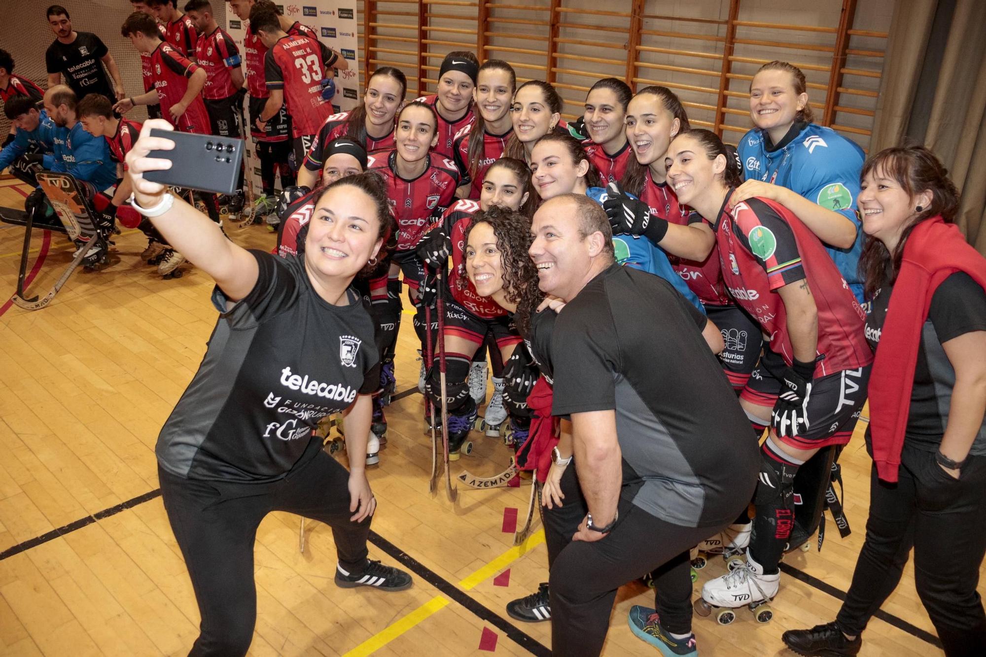 EN IMÁGENES: La presentación oficial de todas las plantillas del Telecable Hockey en Mata Jove