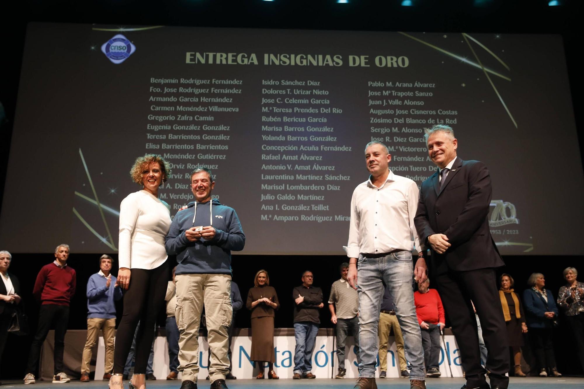 Así fue la gala por los 70 años del Club de Natación Santa Olaya (en imágenes)