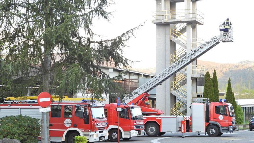 Parque de bomberos de Ourense. | I. Osorio