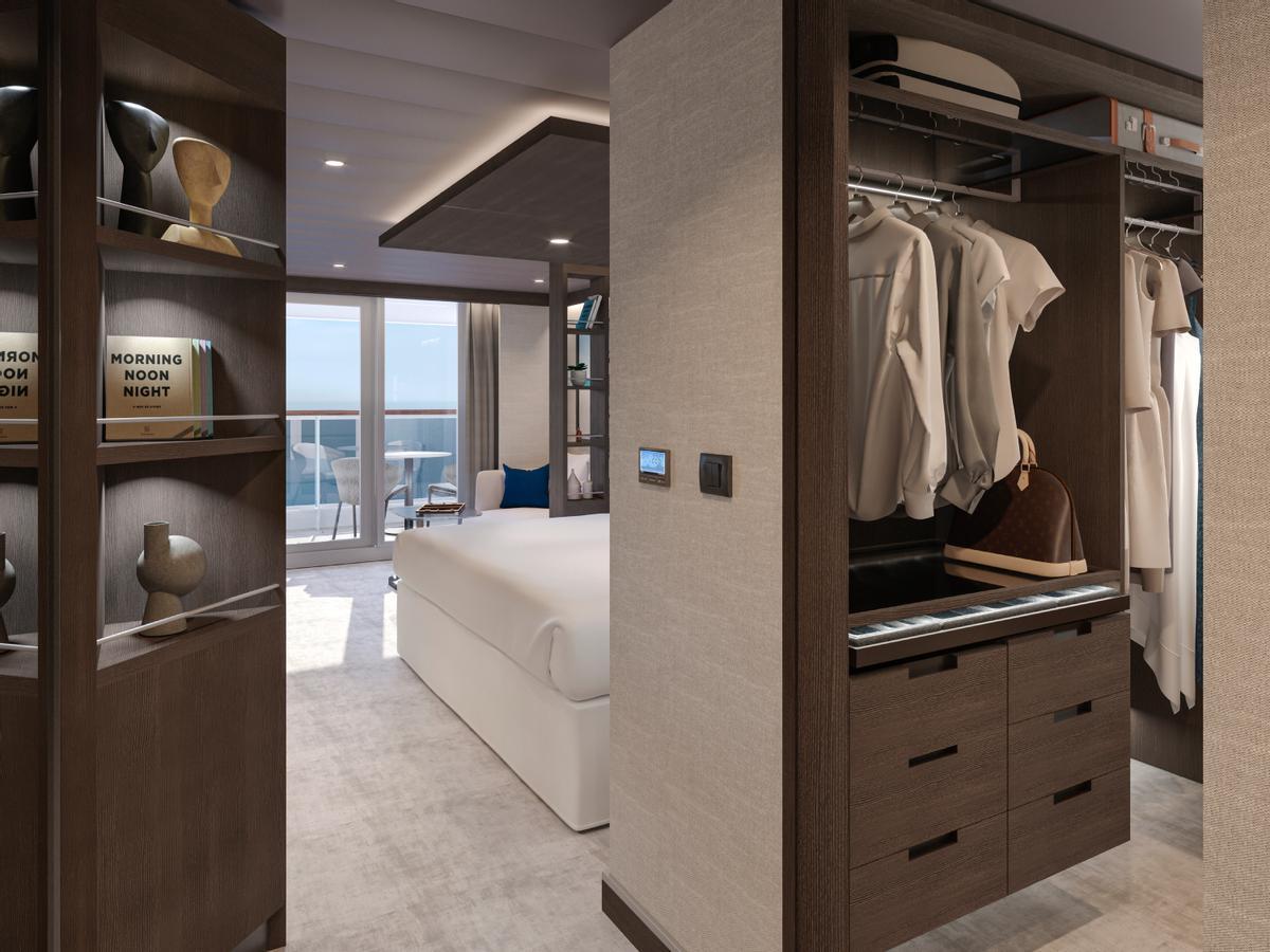 Interior de una suite del Explora I