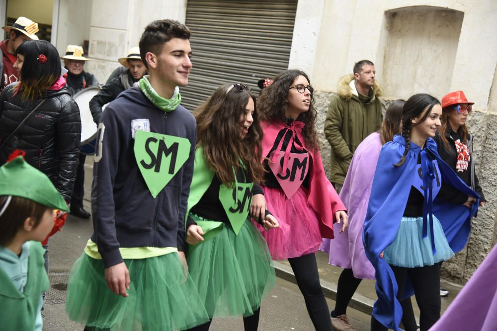 La rua del Carnaval infantil de Sallent