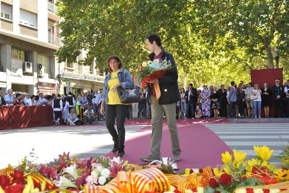 Ofrena de la Diada 2017 a Manresa