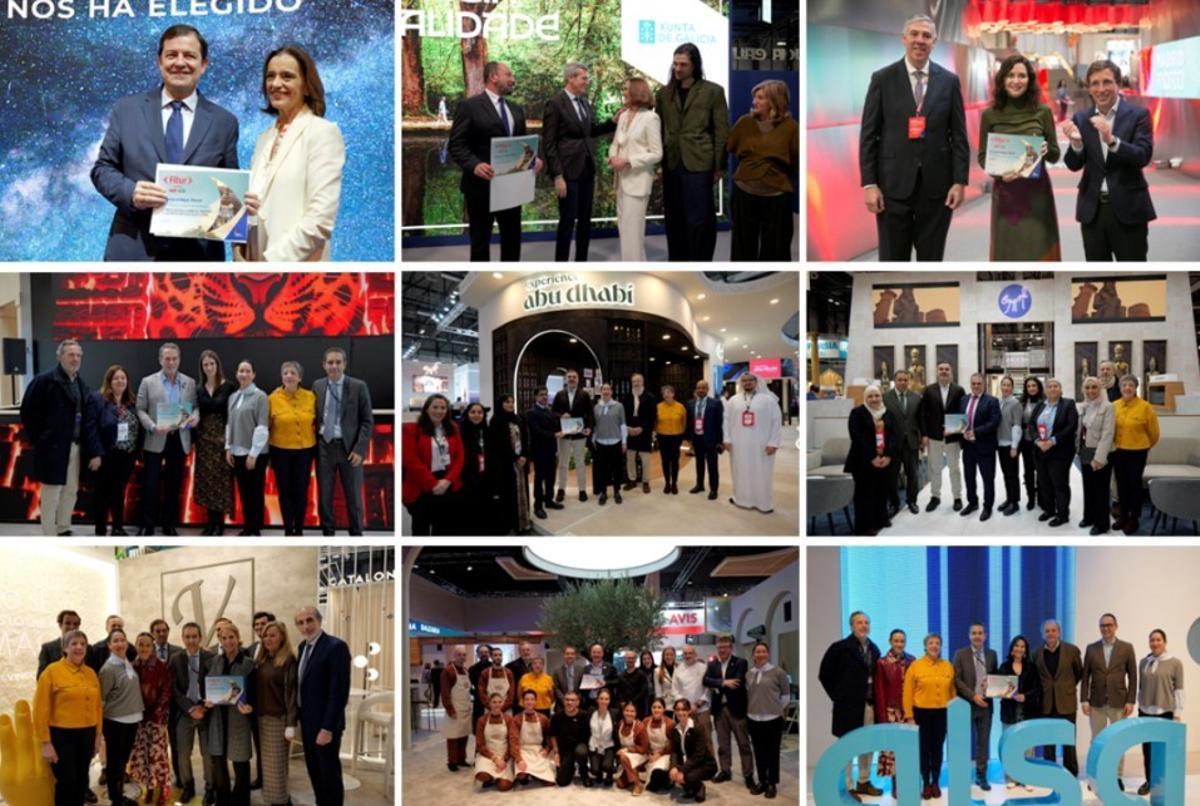Meliá, Vincci y Alsa, premiados al mejor stand en la categoría de empresas en Fitur