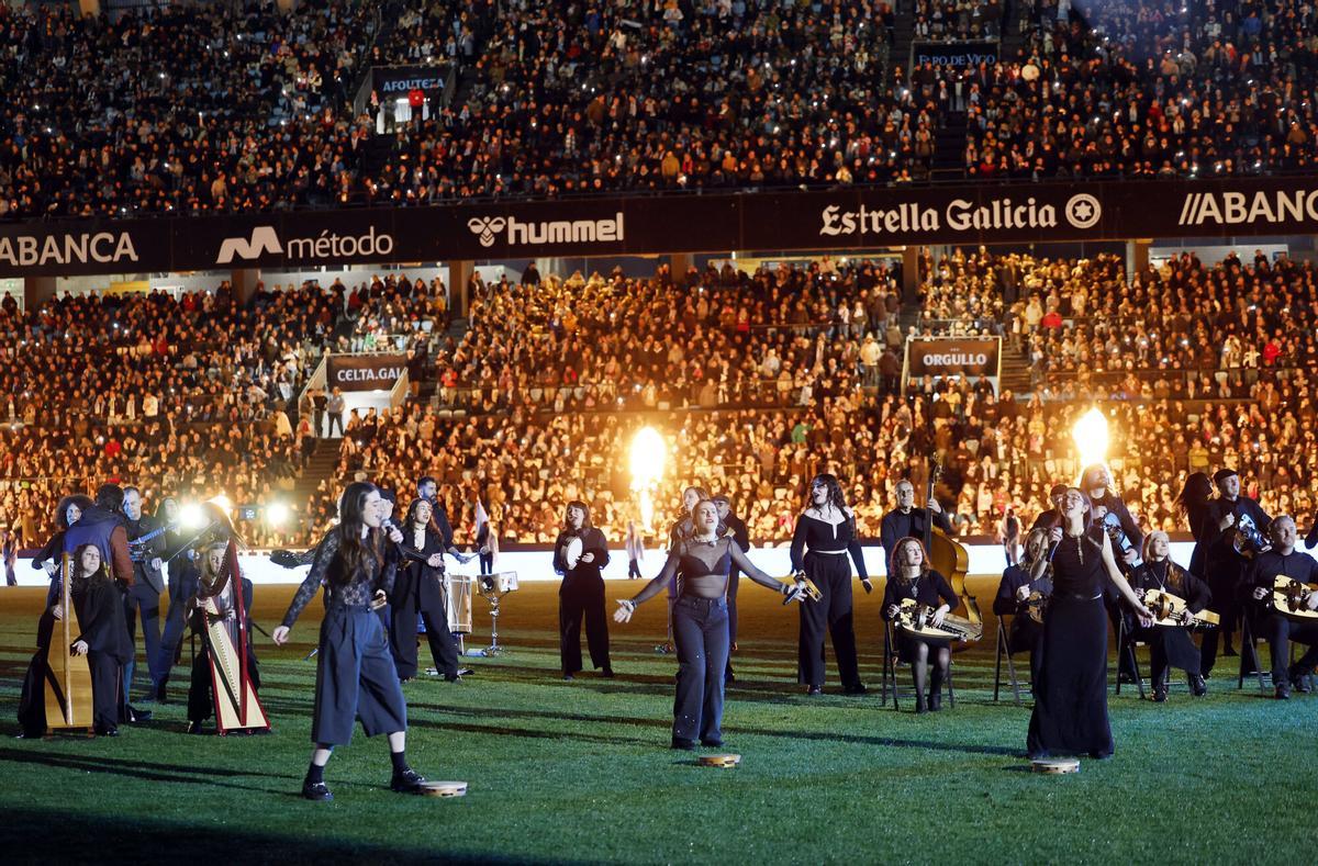 SonDeSeu, una de las propuestas del BNG, actuó el viernes en Balaídos.