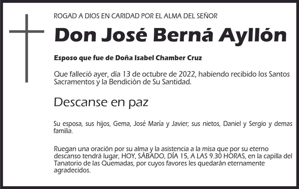 José Berná Ayllón