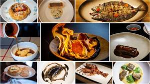 Algunos platos de los mejores restaurantes abiertos, en Barcelona el 2024