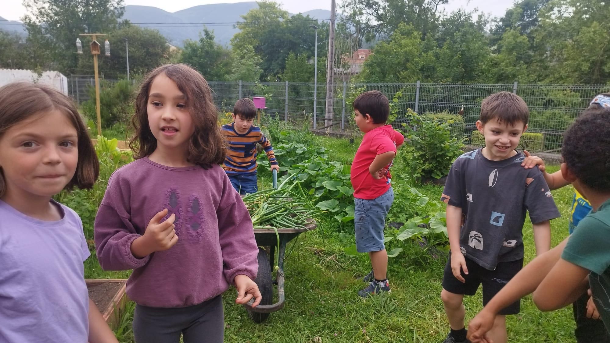 Medalla de Innovación para el huerto escolar del CEIP L'Ablanu de Infiesto