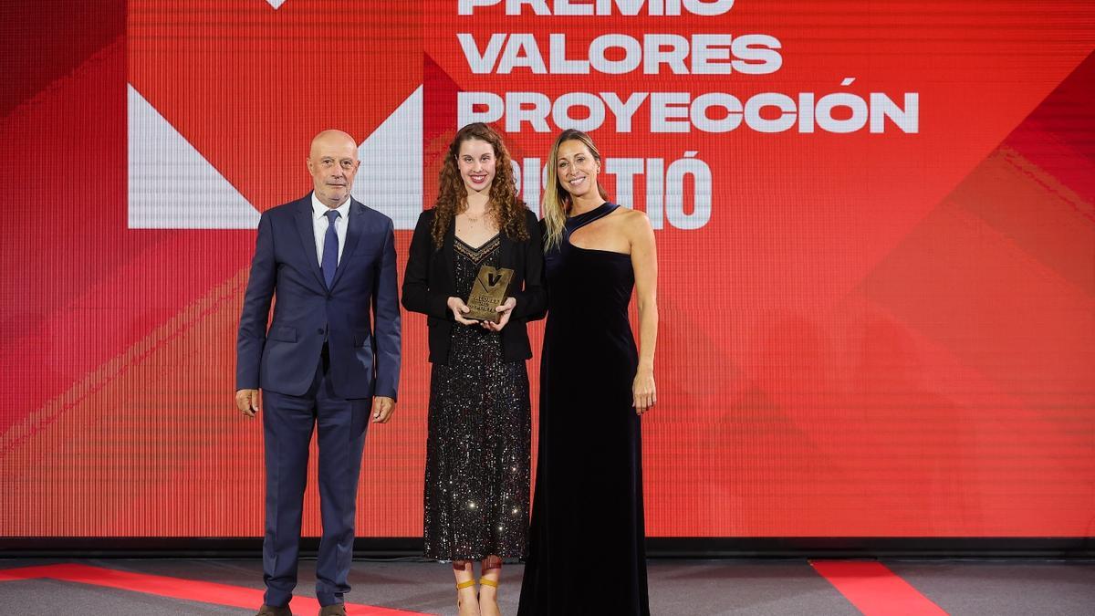 VI Gala Valores Deporte - Iris Tió, Premio Valores  Proyección: "Estoy contenta de recoger este premio porque es fruto del esfuerzo de cada día"