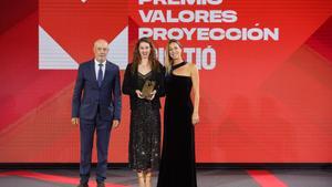 VI Gala Valores Deporte - Iris Tió, Premio Valores  Proyección: Estoy contenta de recoger este premio porque es fruto del esfuerzo de cada día
